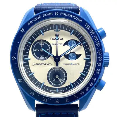 Omega Speedmaster Moonswatch Mission Super Blue
