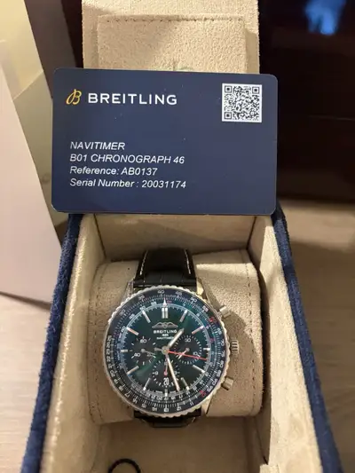 Breitling Immaculate Feb 26 Breitling Navitimer BO1