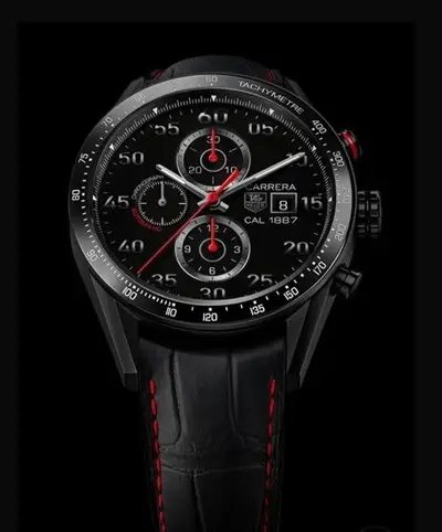 TAG Heuer Carrera 1887 Black Red