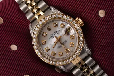 Rolex Datejust White Mother Of Two