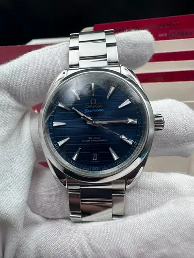 Omega Seamaster Aqua Terra Blue Steel