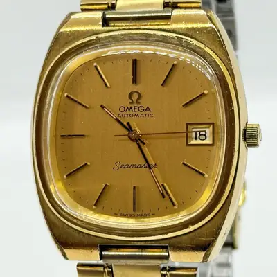 Omega Seamaster TV Screen Gold From