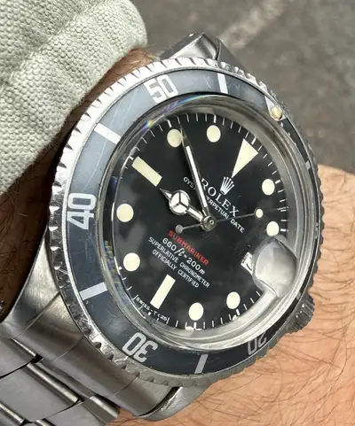 Rolex Red Submariner 1680 Mk4 Ghost