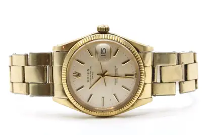 Rolex 1503 Oyster-Date 14k gold case
