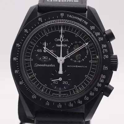 Omega SWATCH SPEEDMASTER MOON SO33B700 Black