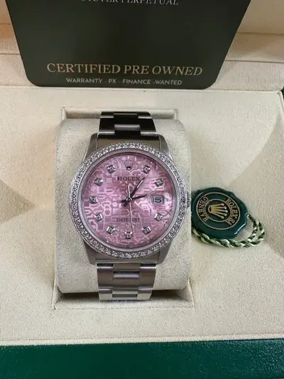 Rolex CERTIFIED STUNNING DATEJUST STEEL AND