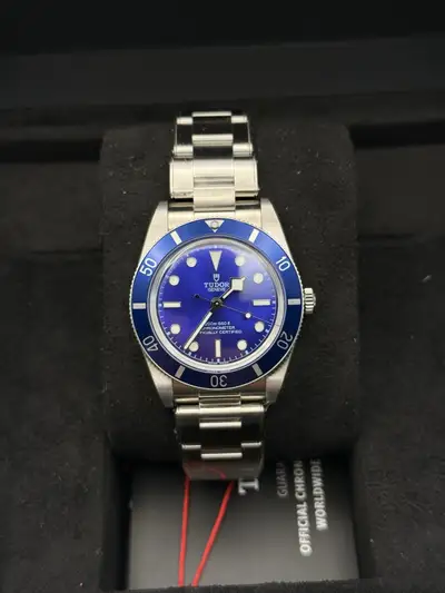 Tudor Black Bay 54 Blue STICKERED
