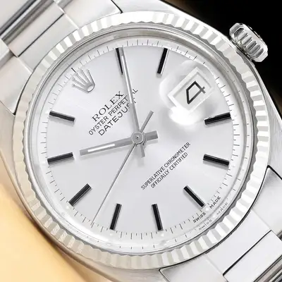 Rolex DATEJUST 1601 18K WHITE GOLD