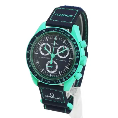 Omega Speedmaster Mission on Earth Swatch