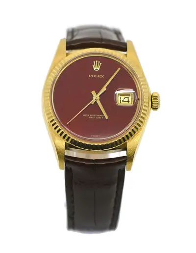 Rolex Oyster Perpetual 18K Yellow Gold