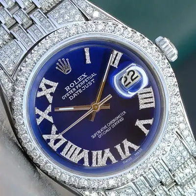 Rolex Datejust Iced Out Fully Loaded