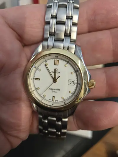 Omega Seamaster Two-Tone Stainless Steel Gold