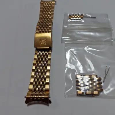 Omega Gold Silver Braided Belt Removal