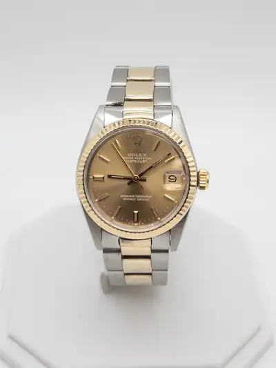 Rolex $15,000 ROLEX DATEJUST MIDSIZE 18k Yellow