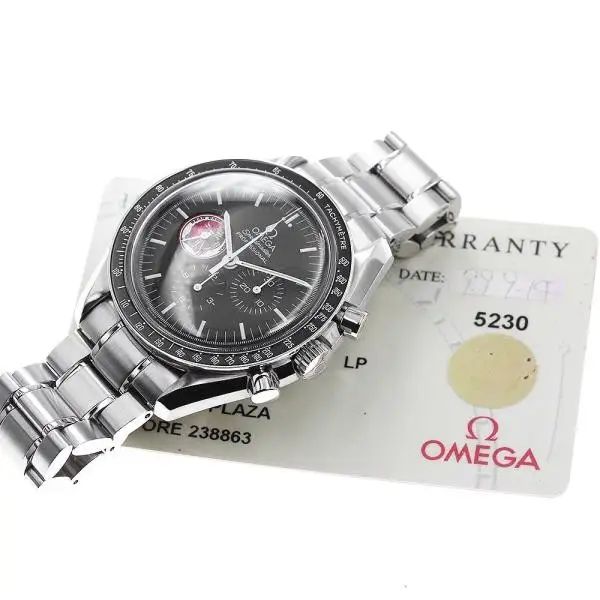 OMEGA Speedmaster Professional Moonwatch 3597.22 41mm SS Black Dial Watch #C1614
