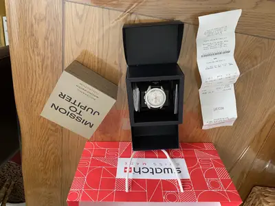 Omega OMEGA x Swatch Speedmaster MoonSwatch Brown Men's Watch - SO33C100 Covent Garden