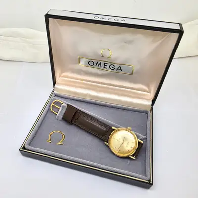 Omega 60'S 14K SOLID GOLD OMEGA SEAMASTER