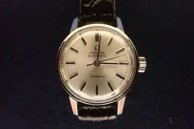 Omega Seamaster Geneve with Black Strap
