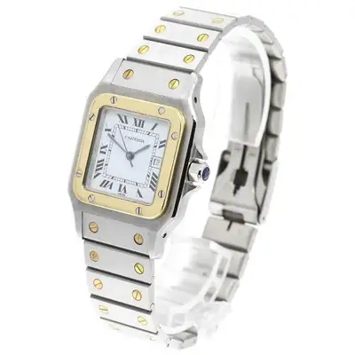 Cartier SANTOS GALBÉ LM SS White