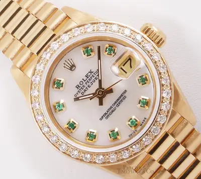 Rolex Datejust 18K YG President Diamond