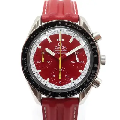 Omega Speedmaster 3810-61 Stainless Steel Red