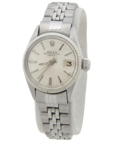 Rolex 6517 Rolex Date Stainless Steel 18K