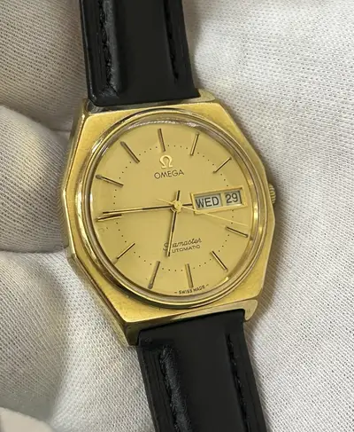 Omega Seamaster Octagonal Day-Date Gold Plated