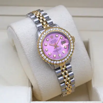 Rolex Datejust Custom 2ct Dia Bezel