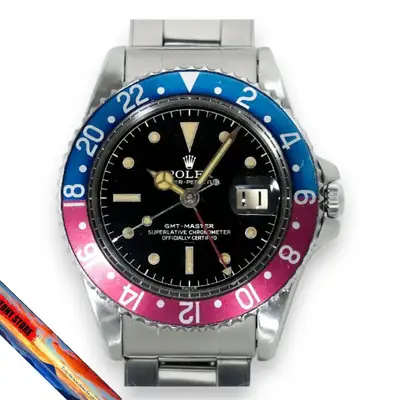 Rolex GMT Master 1675 Stainless Steel