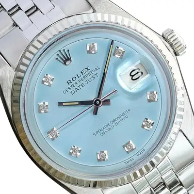 Rolex Datejust Steel Ice Blue Jubilee