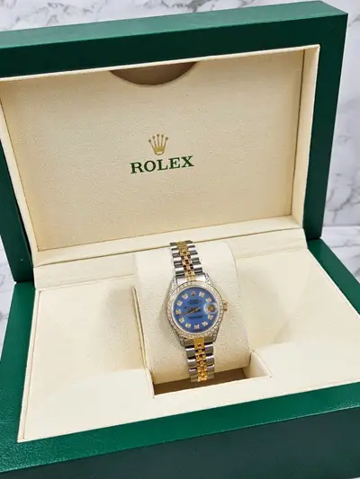 Rolex Datejust in Steel Gold With