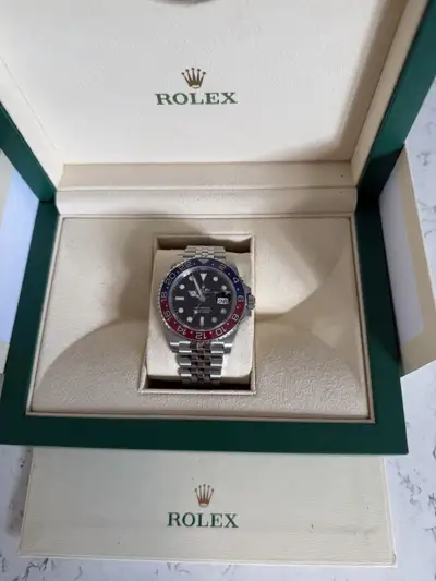 Rolex GMT-Master II Black/Red/Black Bezel Pepsi