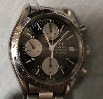 Omega Speedmaster Silver Stainless Chronograph