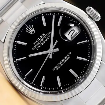 Rolex DATEJUST 1601 18K WHITE GOLD