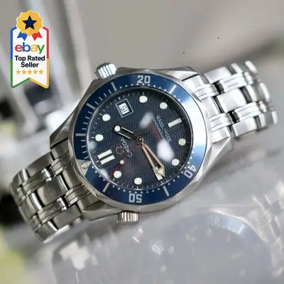 Omega Seamaster Pro Blue (Red text)