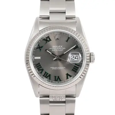Rolex DATEJUST OYSTER STEEL CUSTOM FLUTED