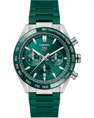 TAG Heuer Carrera Chronograph CBN2A1N Green