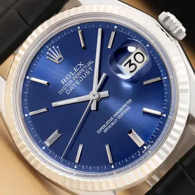 Rolex DATEJUST 1601 18K WHITE GOLD