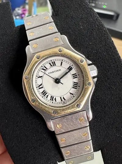Cartier Santos Octagon Women's 18K Yellow