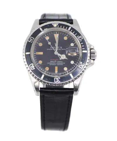 Rolex Rolex Submariner Red Stainless Steel Watch 1680