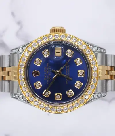 Rolex Datejust with Blue and Bezel