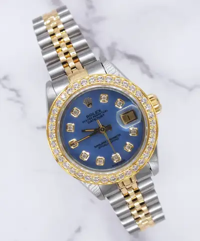 Rolex Datejust with Blue MOP Diamond