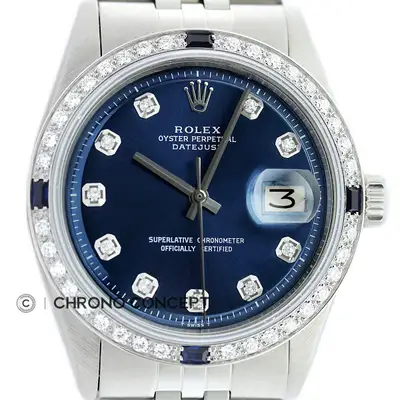 Rolex Datejust 18K White Gold SS