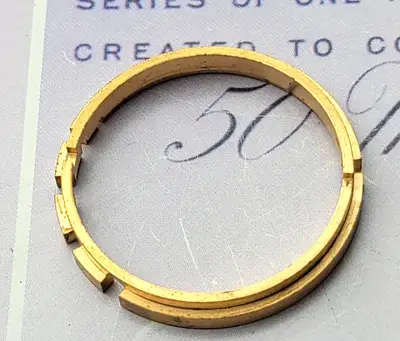 Omega Seamaster chronograph movement ring for