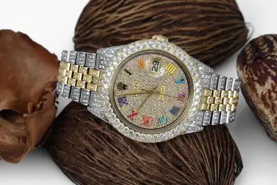 Rolex Datejust Roman Custom Diamond Two