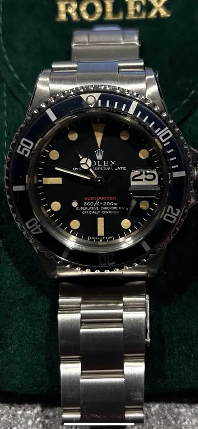 Rolex rolex submariner 1680 red