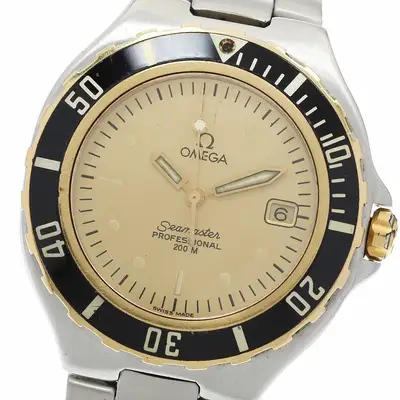 Omega Seamaster 200 Date YG Bezel