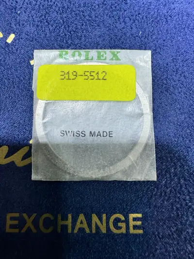 Rolex ROLEX SUBMARINER NOS CRYSTAL STEEL RETAINING RING 319-5512, 5513, 1680 PART!!!