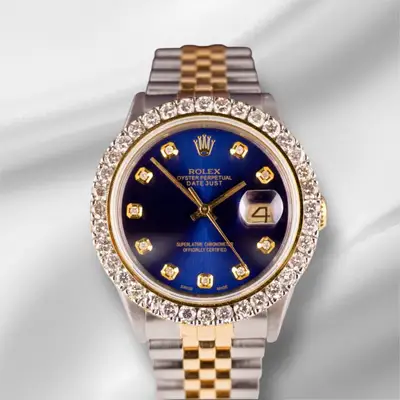 Rolex Datejust 18k Yellow Gold Steel