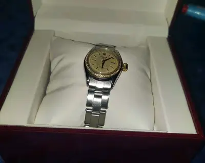 Rolex OP 6505 Working, Gold Diamond